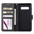 Samsung Galaxy S10+ Wallet Case with Stand Feature - Black