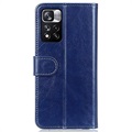 Xiaomi Redmi Note 11 Pro/Note 11 Pro+ Wallet Case with Kickstand Feature - Blue