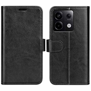 Xiaomi Redmi Note 13 Pro Wallet Case with Magnetic Closure - Black
