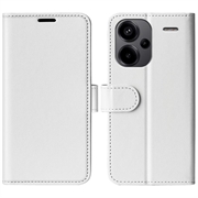 Xiaomi Redmi Note 13 Pro+ Wallet Case with Magnetic Closure - White