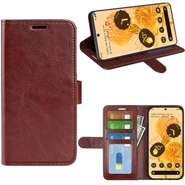 Google Pixel 7 Wallet Case with Magnetic Closure - Brown