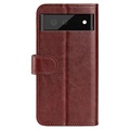 Google Pixel 7 Wallet Case with Magnetic Closure - Brown