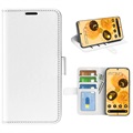 Google Pixel 7 Pro Wallet Case with Magnetic Closure - White