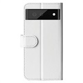 Google Pixel 7 Pro Wallet Case with Magnetic Closure - White