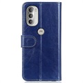 Motorola Moto G51 5G Wallet Case with Magnetic Closure - Blue