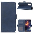 Motorola Moto G9 Plus Wallet Case with Magnetic Closure - Dark Blue