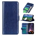 Nokia G21/G11 Wallet Case with Magnetic Closure - Blue