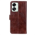 OnePlus Nord 2T Wallet Case with Magnetic Closure - Brown