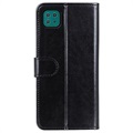 Samsung Galaxy A22 5G, Galaxy F42 5G Wallet Case with Magnetic Closure - Black