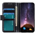 Samsung Galaxy A22 5G, Galaxy F42 5G Wallet Case with Magnetic Closure - Black