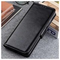 Samsung Galaxy A22 5G, Galaxy F42 5G Wallet Case with Magnetic Closure - Black