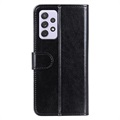 Samsung Galaxy A73 5G Wallet Case with Magnetic Closure - Black