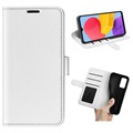 Samsung Galaxy M13 Wallet Case with Magnetic Closure - White