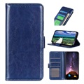 Samsung Galaxy M53 Wallet Case with Magnetic Closure - Blue
