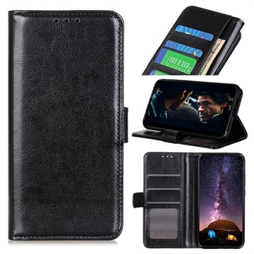 Sony Xperia 10 II Wallet Case with Magnetic Closure - Black