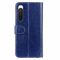 Sony Xperia 10 IV Wallet Case with Magnetic Closure - Blue