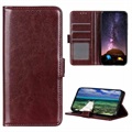 Sony Xperia 10 IV Wallet Case with Magnetic Closure - Brown