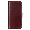 Sony Xperia 10 IV Wallet Case with Magnetic Closure - Brown