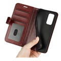Xiaomi Redmi Note 11/11S Wallet Case with Magnetic Closure - Brown