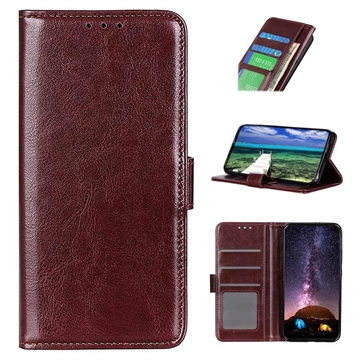 Motorola Moto E13 Wallet Case with Stand Feature - Brown