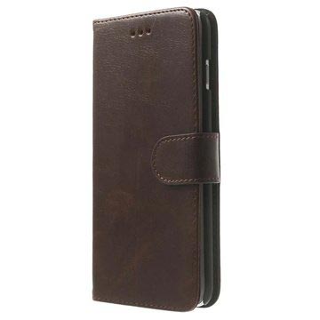 iPhone 6 Plus / 6S Plus Wallet Leather Case - Coffee