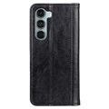 Motorola Moto G200 5G Wallet Leather Case with Kickstand - Black