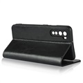 OnePlus Nord Wallet Leather Case with Kickstand - Black