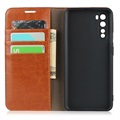 OnePlus Nord Wallet Leather Case with Kickstand - Brown
