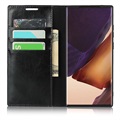 Samsung Galaxy Note20 Ultra Wallet Leather Case with Kickstand - Black