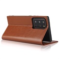 Samsung Galaxy Note20 Ultra Wallet Leather Case with Kickstand - Brown