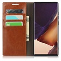 Samsung Galaxy Note20 Ultra Wallet Leather Case with Kickstand - Brown