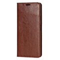 Sony Xperia 10 IV Wallet Leather Case with Kickstand - Brown