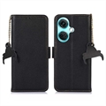 OnePlus Nord CE3 Wallet Leather Case with RFID - Black