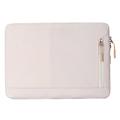 Water Resistant Elegant Oxford Laptop Sleeve w. Side Pocket - 14.6"