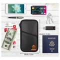 Water Resistant & Fireproof Multi-Slot RFID Case - Black