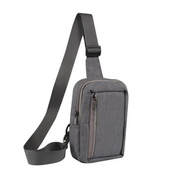Water-Resistant Nylon Chest and Shoulder Phone Bag - Fits 6.5" - 7.2" Phones