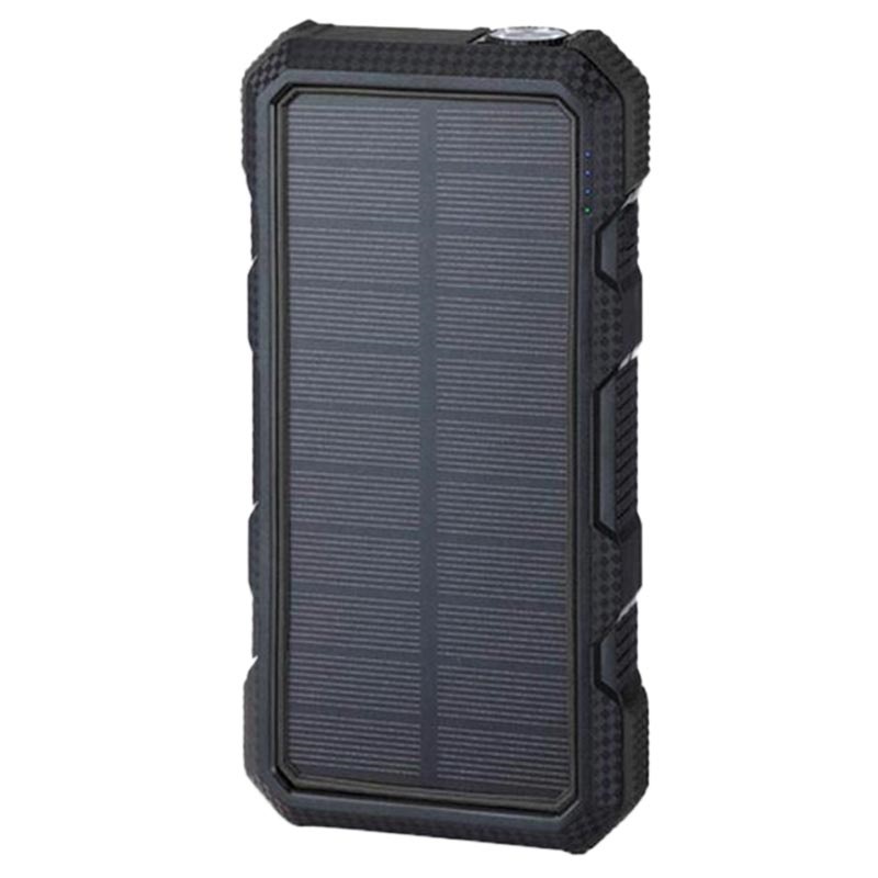 Water Resistant Solar Power Bank/Wireless Charger - 20000mAh