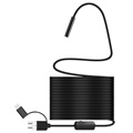 Waterproof 8mm Endoscope Camera - USB, MicroUSB, Type-C