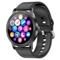 Waterproof Bluetooth Smart Watch CF18P - Silicone Strap - Black