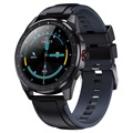 Waterproof Bluetooth Smart Watch with Heart Rate SN88 - Black