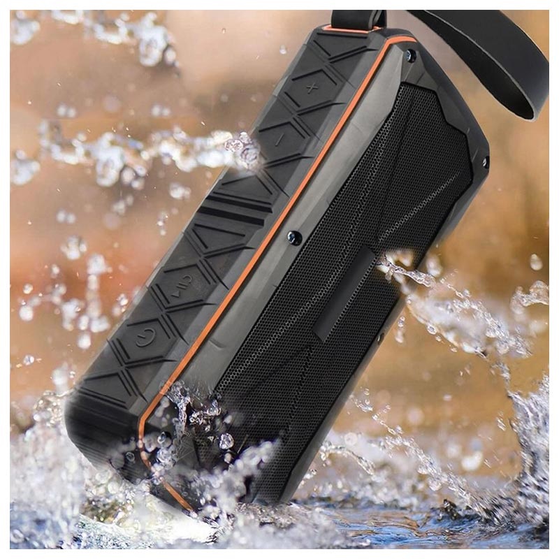 Waterproof Bluetooth Speaker with USB Charging Port 16W