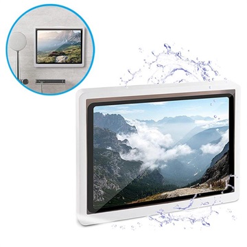 Waterproof Case / Wall Mount Holder for Tablet - 11" - White
