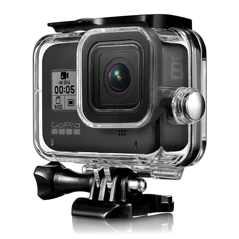 Gopro Hero 8 Black Waterproof Case With Lens Filter Clear