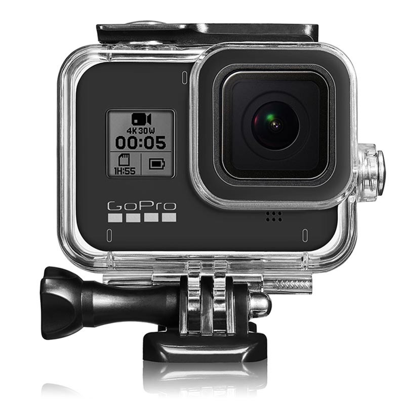 Gopro Hero 8 Black Waterproof Case With Lens Filter Clear