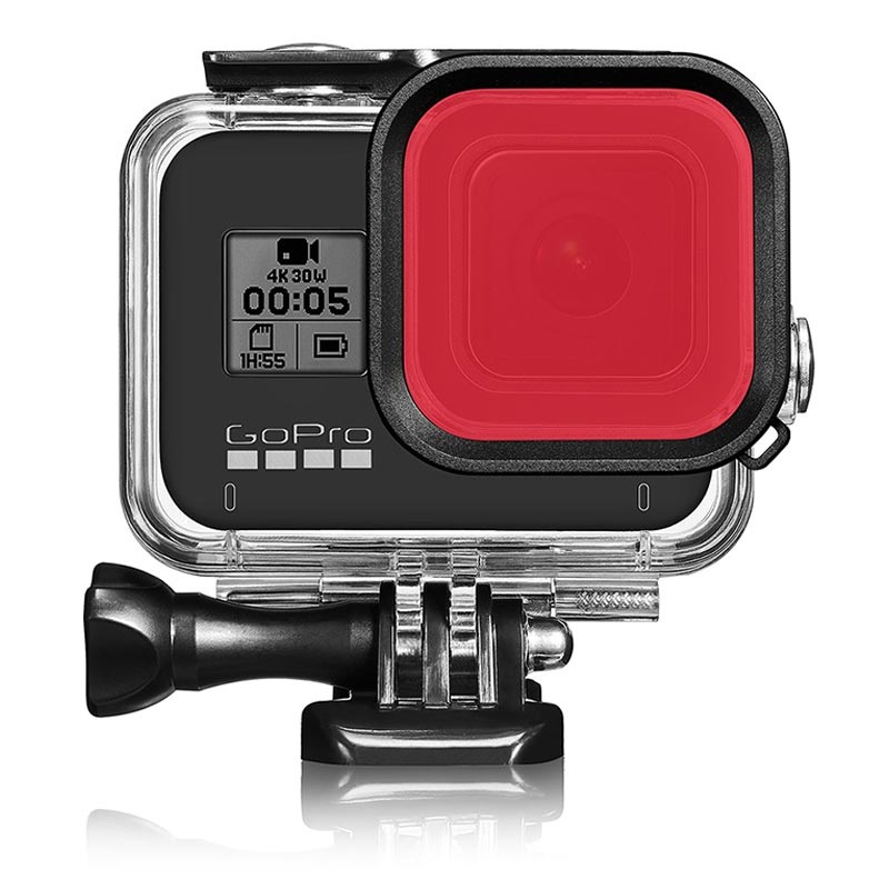 Gopro Hero 8 Black Waterproof Case With Lens Filter Clear