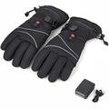 Waterproof Electric Heated Gloves with Touchscreen - Black