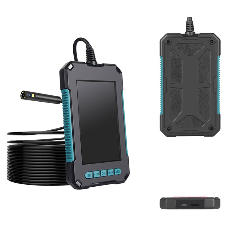 Waterproof Endoscope Camera with Dual Lens and LCD Screen P40