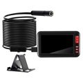 Waterproof HD Endoscope Camera with LCD Display & Holder - 10m