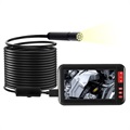 Waterproof HD Endoscope Camera with LCD Display & Holder - 2m