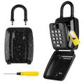 Waterproof Key Lock Box with Hook - 4-12 Digit Mechanical Password Lock